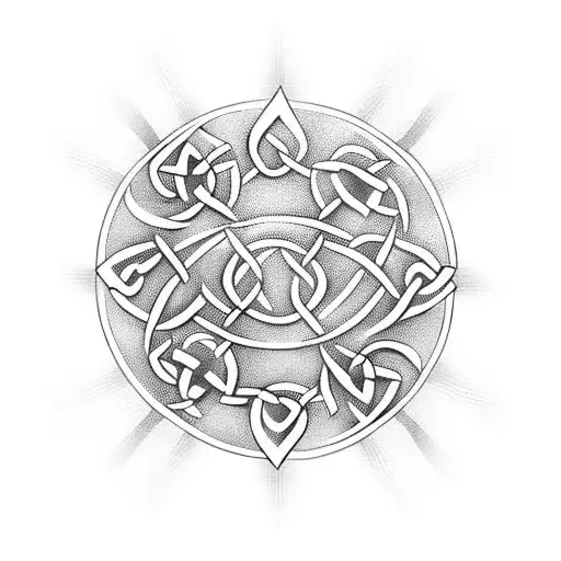 Celtic band  tattoo design idea
