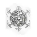 Celtic band  tattoo design idea