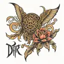 tattoo inspired by DPR IAN tattoo design idea