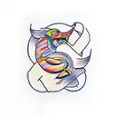 letter g tattoo design idea