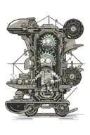 Fallout, Rick and Morty, Skateboarding, Asian food tattoo design idea