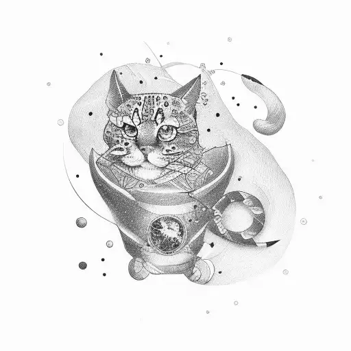 Coordinates with paw print tattoo design idea