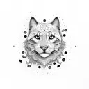 Coordinates with paw print tattoo design idea