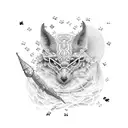 puzzle froste tattoo design idea