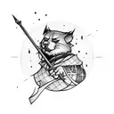 hogwarts night  tattoo design idea