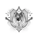 hogwarts night  tattoo design idea