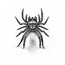 spider for 2000 rubles tattoo design idea