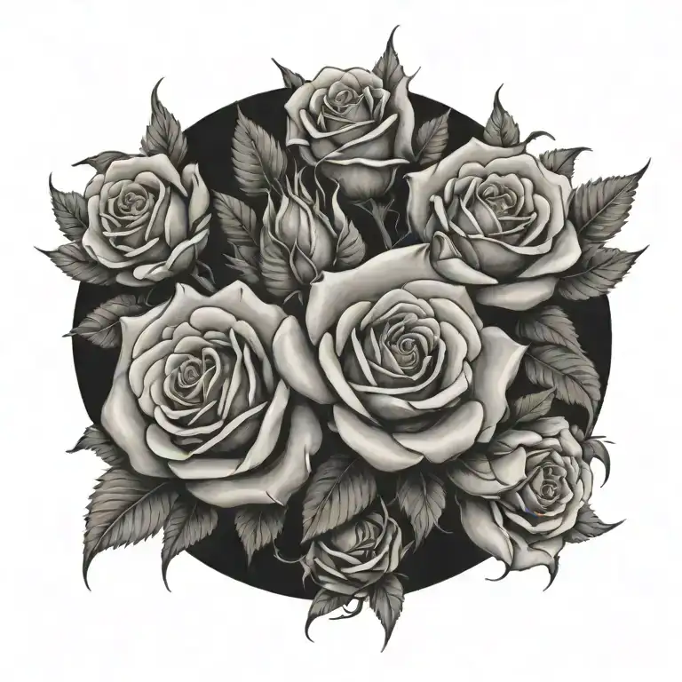 spine tattoo with roses growing tattoo design idea