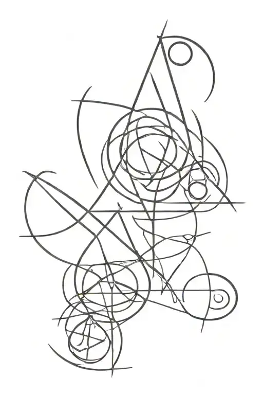 chaos symbols tattoo design idea