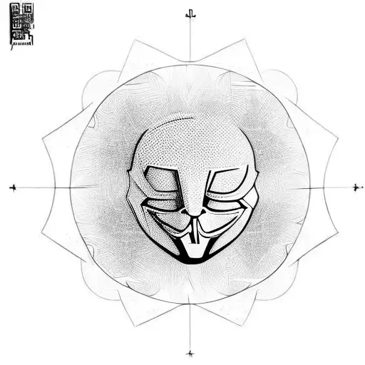 anonymous tattoo design idea