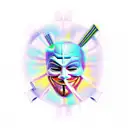 anonymous tattoo design idea
