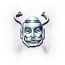 anonymous tattoo design idea