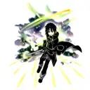 kirito  tattoo design idea