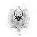 tattoo featuring Spider-Man swinging through an equation, with elements of algebra incorporated into the background, and tattoo design idea