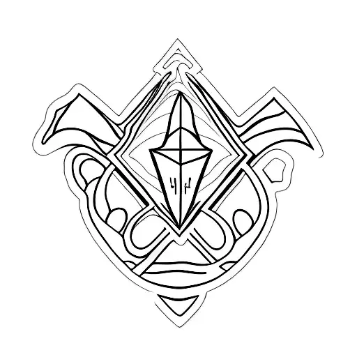 arrowhead lake tattoo design idea