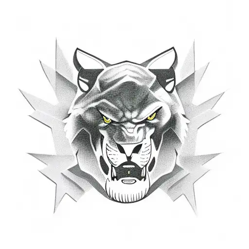 pantera marinheiro  tattoo design idea