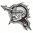 Warrior, Alpha Male tattoo design idea