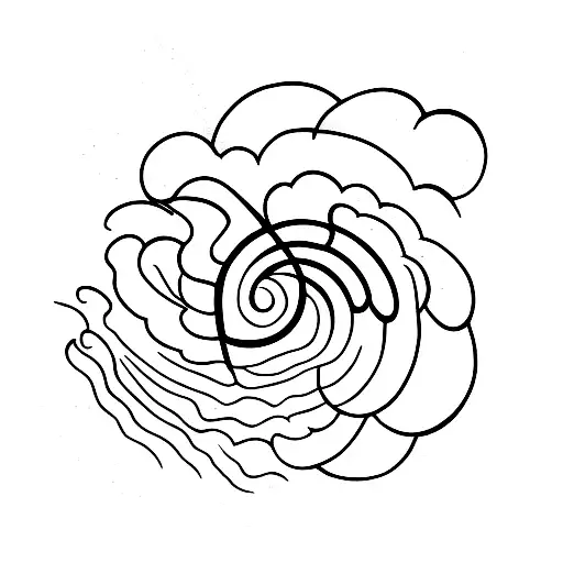 3 Hurricanes tattoo design idea