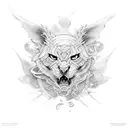 saxon soul tattoo design idea