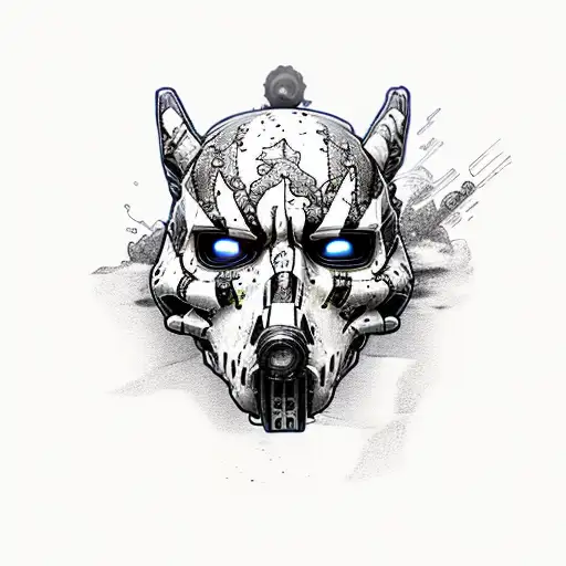 borderlands new u station tattoo design idea