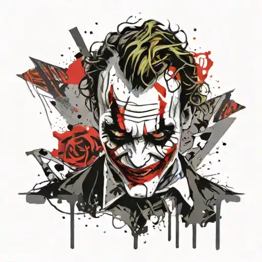 JOKER tattoo design idea