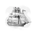 Theseus' Ship tattoo design idea