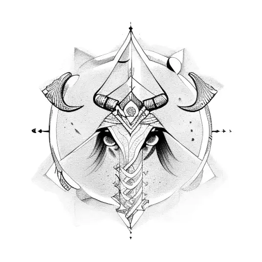 Aquarius Sagittarius Capricorn  tattoo design idea