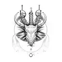 Aquarius Sagittarius Capricorn  tattoo design idea