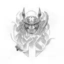 hot rod tattoo design idea