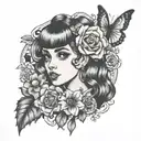 melanie martinez tattoo design idea