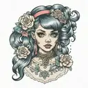 melanie martinez tattoo design idea