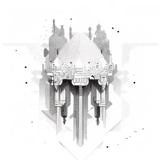 be fine in solitude tattoo design idea