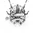 titanfall 2 bt tattoo design idea