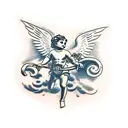 cherub tattoo design idea