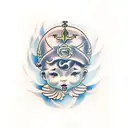 cherub tattoo design idea
