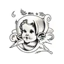 cherub tattoo design idea