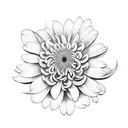 Chrysanthemum tattoo design idea