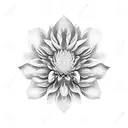 Chrysanthemum tattoo design idea
