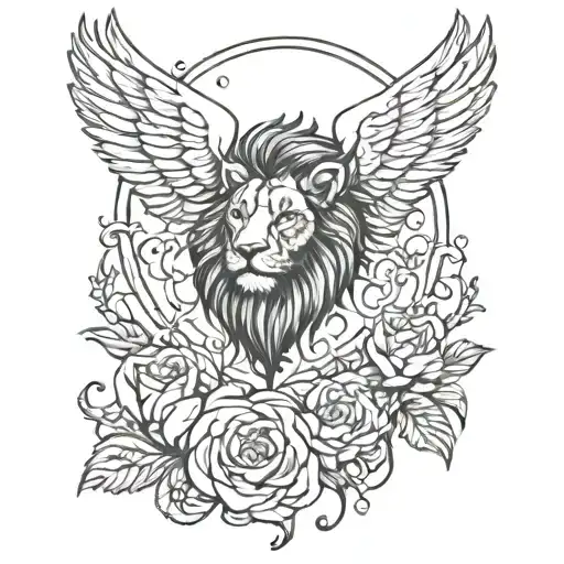 ASLAN tattoo design idea
