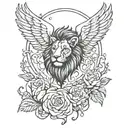 ASLAN tattoo design idea