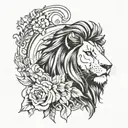 ASLAN tattoo design idea