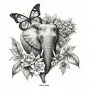 a tattoo which represents both that aspect of a life a  vegan  with high love for sustainability and high  love for anim tattoo design idea