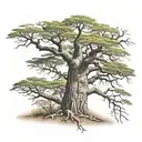 A nice baobab tree   tattoo design idea