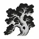 A nice baobab tree   tattoo design idea
