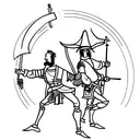 don quixote and sancho panza tattoo design idea