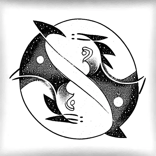 Pisces, Gemini, and Virgo tattoo design idea