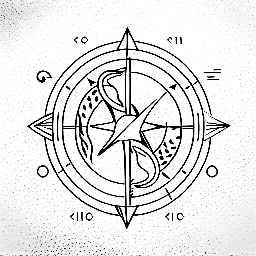 Pisces, Gemini, and Virgo zodiac symbols tattoo design idea