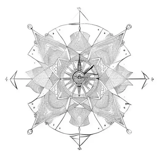 Sand Clock tattoo design idea