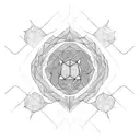 supernova tattoo design idea