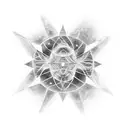 supernova tattoo design idea